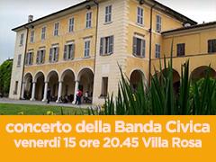 Concerto a Villa Rosa Concerto della Banda Civica