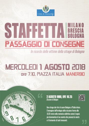 staffetta strage bologna manerbio 2018