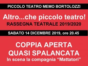 Coppia aperta quasi spalancata Coppia aperta quasi spalancata