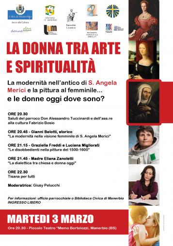 La donna tra arte e spiritualità La donna tra arte e spiritualità