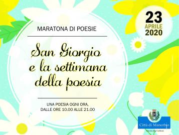 festa san giorgio e settimana della poesia festa san giorgio e settimana della poesia