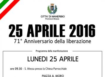 25 aprile 2016 manerbio