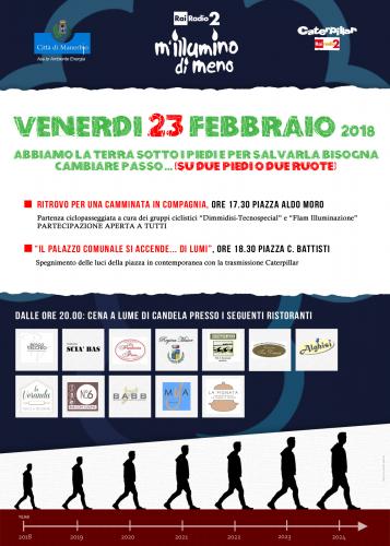 locandina illumino di meno 2018 manerbio locandina illumino di meno 2018 manerbio