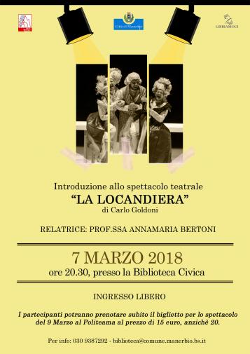 introduzione spettacolo "la locandiera" goldoni manerbio introduzione spettacolo "la locandiera" goldoni manerbio