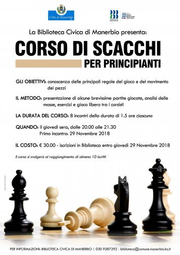 corso scacchi manerbio 2018 corso scacchi manerbio 2018