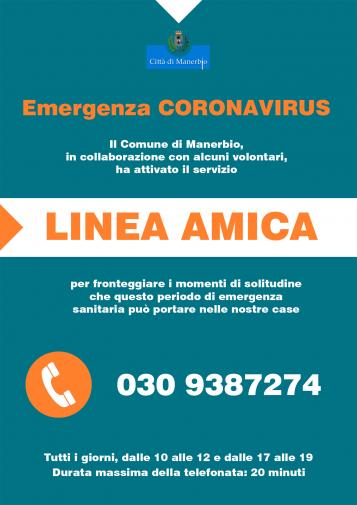 linea amica coronavirus linea amica coronavirus