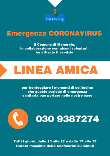 linea amica coronavirus