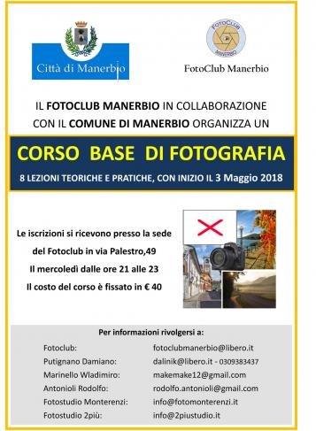 Corso base fotografia 2018